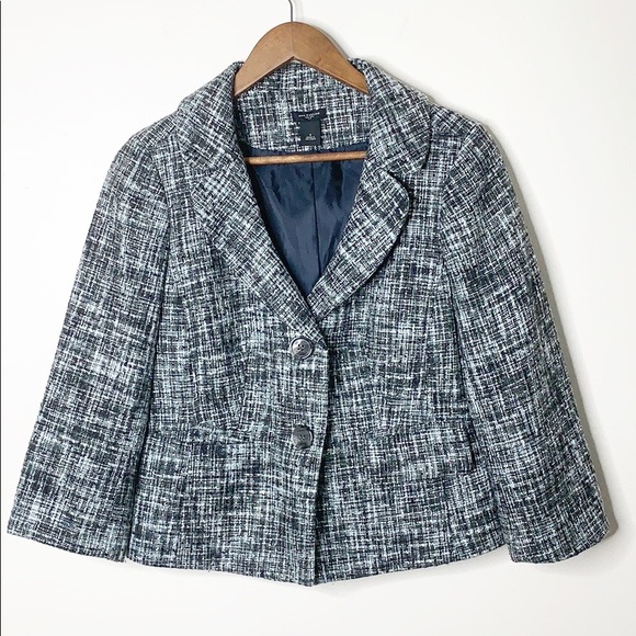 Ann Taylor Tweed Textured Blazer - Picture 1 of 9
